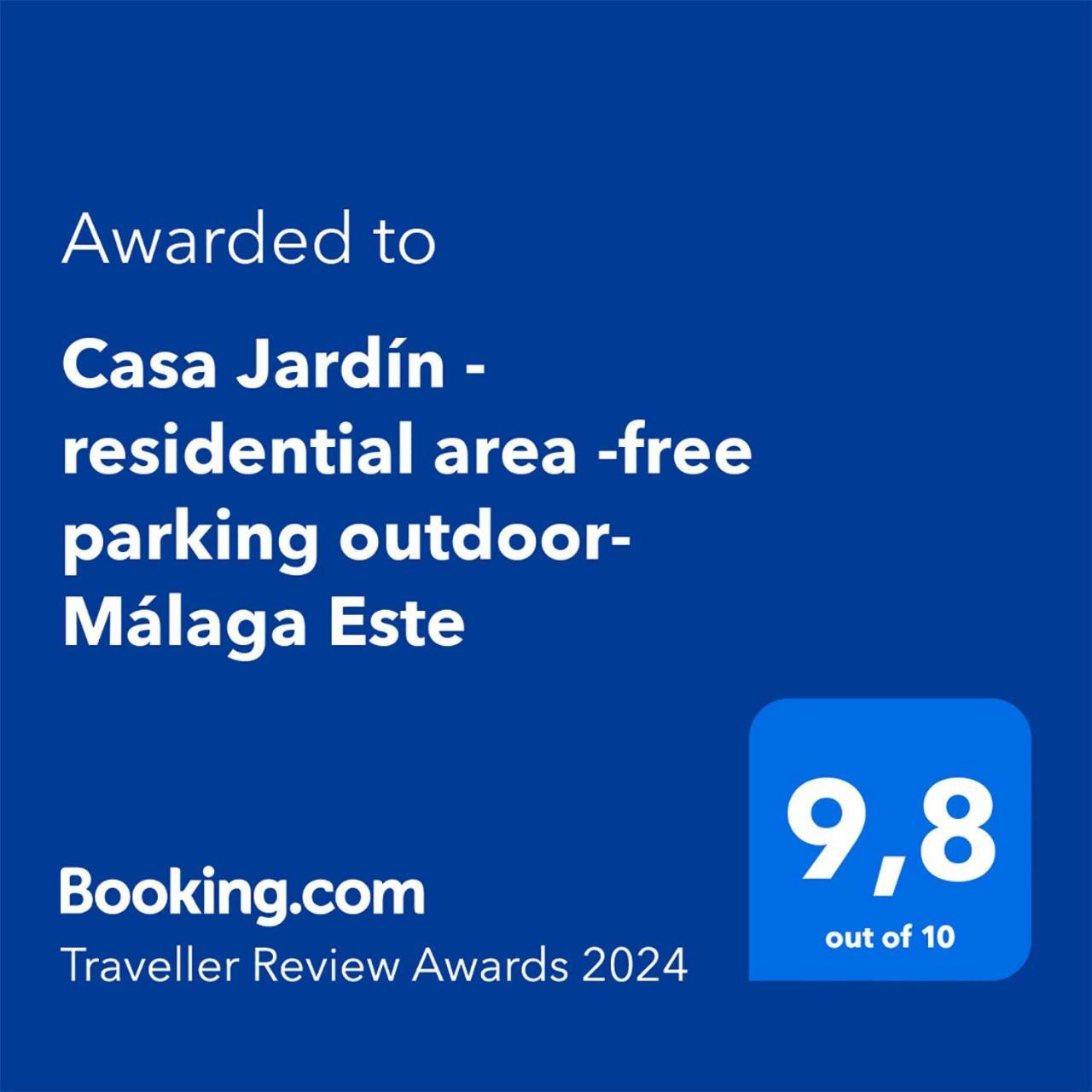 Casa Jardin - Residential Area -free Parking Outdoor- Hébergement de vacances Málaga